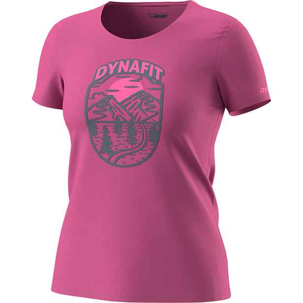 Triko Dynafit Graphic Cotton W / Tee magenta/horizon Barva: , Velikost: