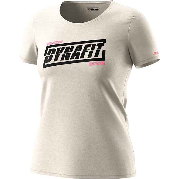 Triko Dynafit Graphic Cotton W / Tee overcast/tabloid Barva: krémová, Velikost: