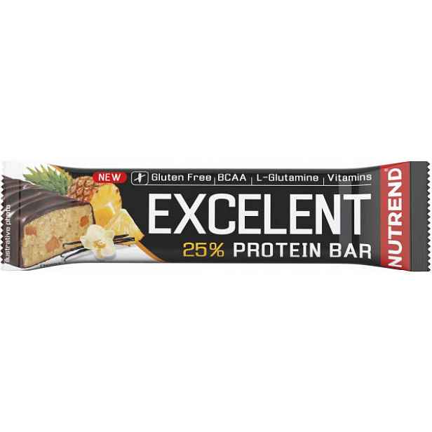 Nutrend EXCELENT 85 G VANILKA + ANANAS Proteinová tyčinka , G