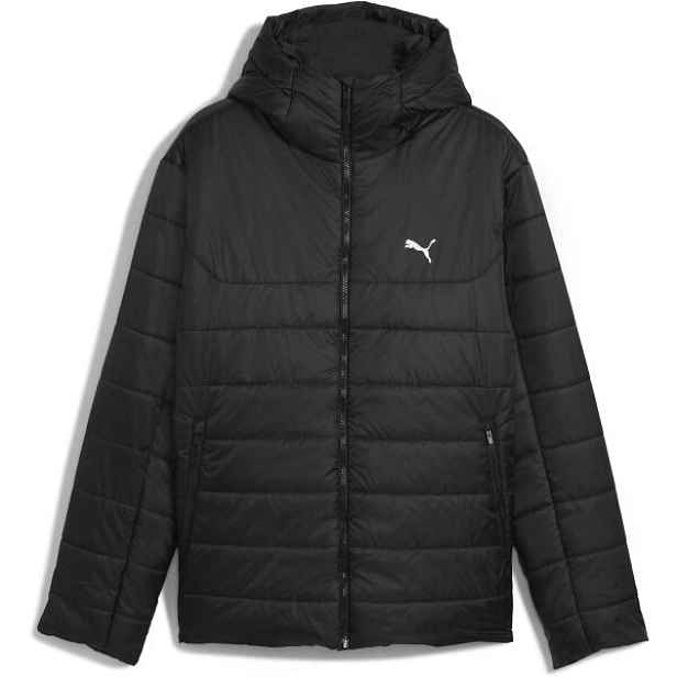 Puma ESSENTIALS HOODED PADDED JACKET Pánská zateplená bunda