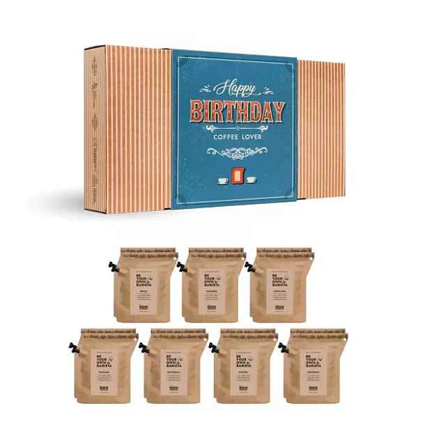THE BREW COMPANY DÁRKOVÉ BALENÍ KÁVY - NAROZENINY 10 KS Dárkový kávový set