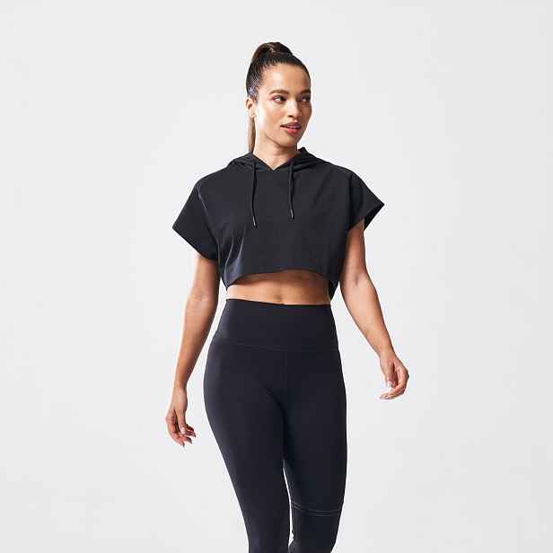 SQUATWOLF Dámské tričko Vented Crop Hoodie