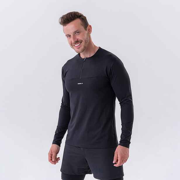 NEBBIA Pánské tričko Long-Sleeve Layer Up