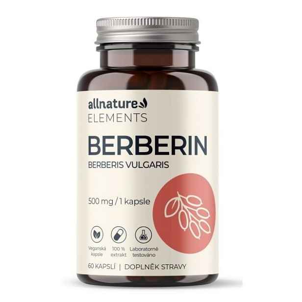 ALLNATURE BERBERIN 500 MG, 60 CPS Doplněk stravy