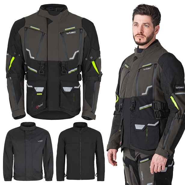 Moto bunda W-TEC Daimick černo