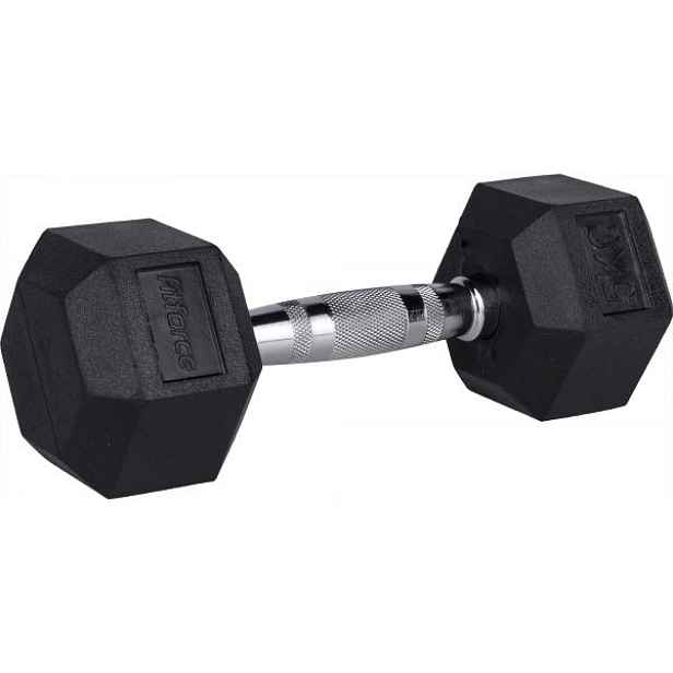 Fitforce FDBB 5 KG Jednoruční šestihranná činka , KG