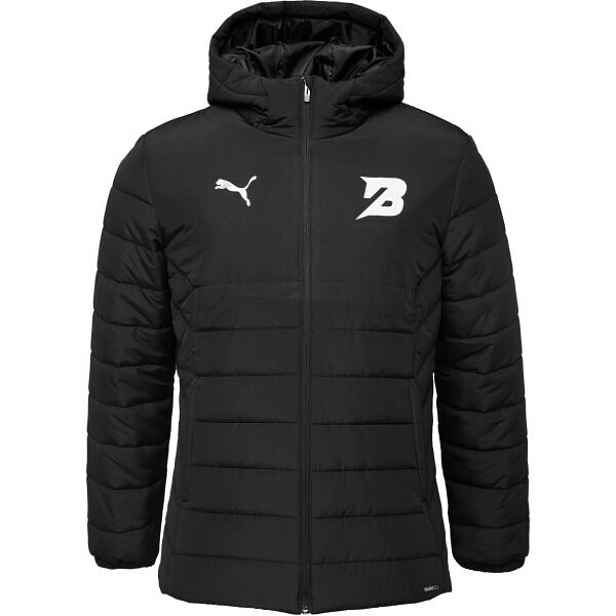 Puma TEAMADDITIONS HOODED PADDED JACKET - BK PARDUBICE Pánská bunda