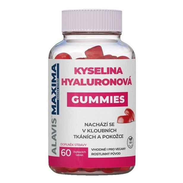 ALAVIS KYSELINA HYALURONOVÁ GUMMIES 60 ŽVÝKACÍCH TBL Doplněk s kyselinou hyaluronovou