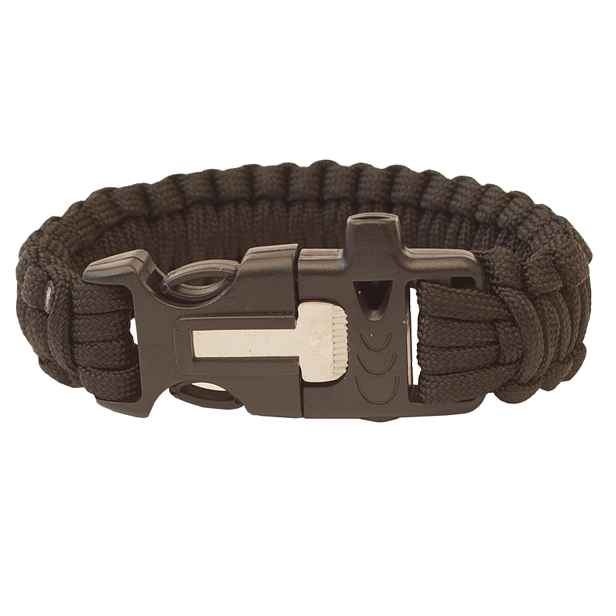 Yate HIGHLANDER Paracord Náramek Křesadlo, píšťalka