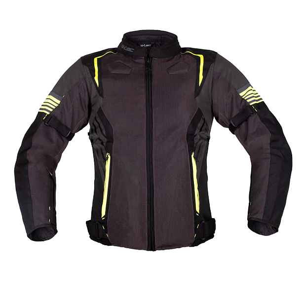 Letní moto bunda W-TEC Pelyes -fluo