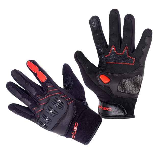 Moto rukavice W-TEC Valelungo černo