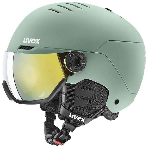 Lyžařská přilba Uvex Wanted visor - Oxid matt Velikost: 54-58