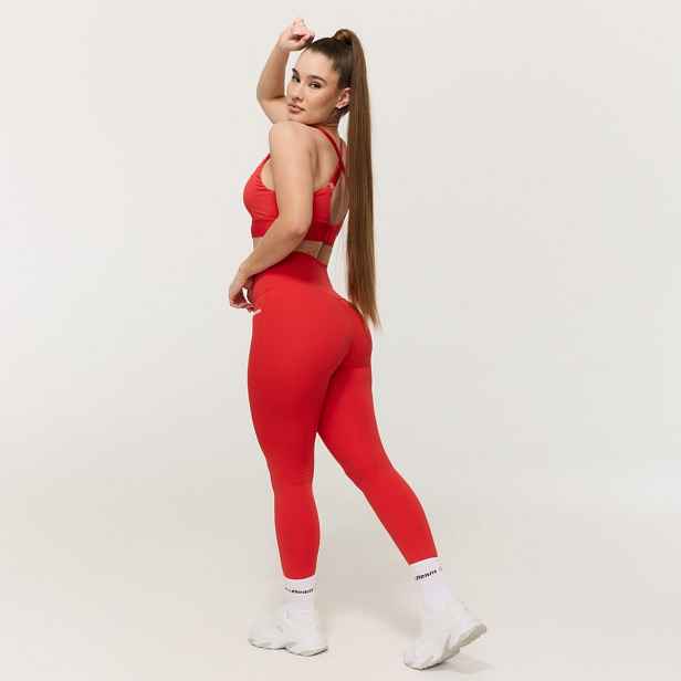 GymBeam Dámské legíny Limitless s vysokým pasem Hot