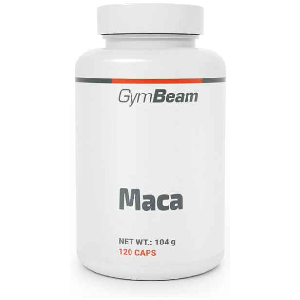 GymBeam MACA - 240 CAPS Náhrada steroidů