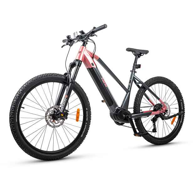 Dámské horské elektrokolo inSPORTline ISL Asuki 630 Wh 27,5" - model 2026 • dojezd až 150 km 16" (155-170 cm) Marine Rose