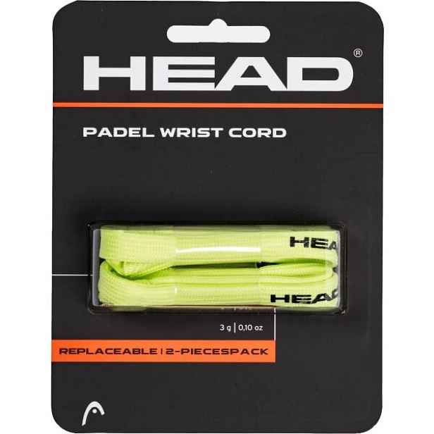 Head REPLACEABLE PADEL CORD 2PCS Bezpečnostní šňůrka, reflexní neon
