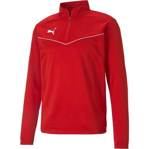 Puma TEAMRISE 1/4 ZIP TOP Pánská mikina se zipem