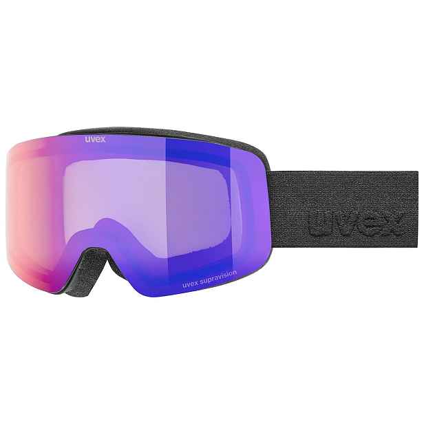 Dětské lyžařské brýle Uvex Pwdr FM - matt ruby on -clear S2