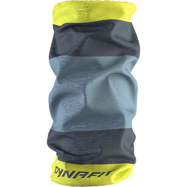 Nákrčník Dynafit Light Merino smoke Barva: / limetková, Velikost: UNI
