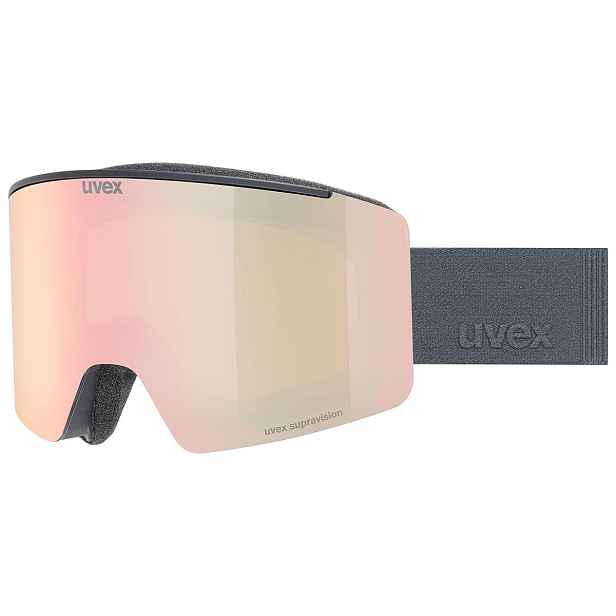 Lyžařské brýle Uvex Ignite FM - matt rose on -clear S2