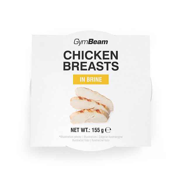 GymBeam Kuřecí prsa ve vlastní šťávě