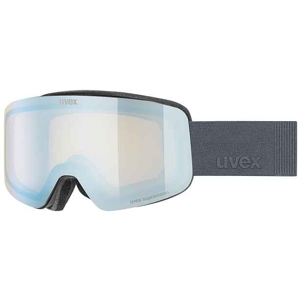Dětské lyžařské brýle Uvex Pwdr FM - matt sapphire on -clear S2