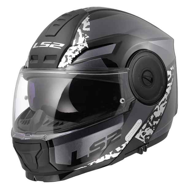 Výklopná moto přilba LS2 FF902 Scope II Oxyd Titanium (53-54)