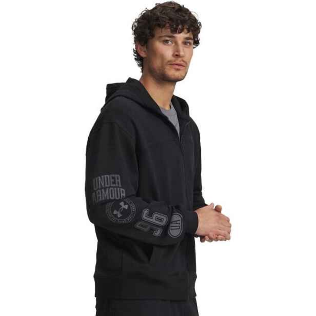 Under Armour RIVAL LW GRAPHIC FZ Pánská mikina