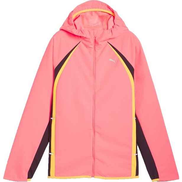 Puma RUN ULTRAWEAVE RAINCELL JACKET W Dámská běžecká bunda, lososová