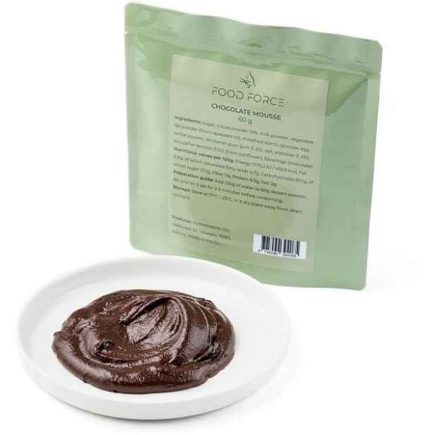 FOOD FORCE CHOCOLATE MOUSSE 60G Outdoorové jídlo
