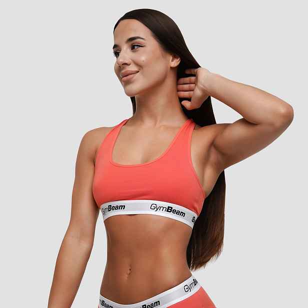 GymBeam Podprsenka Bralette Strawberry