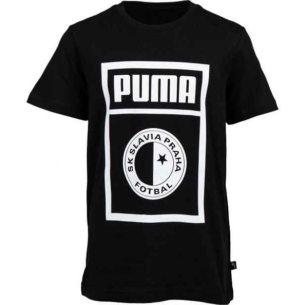 Puma SLAVIA PRAGUE GRAPHIC TEE Juniorské triko