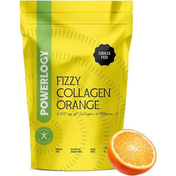 POWERLOGY FIZZY COLLAGEN 300 G POMERANČ Kolagenový doplněk