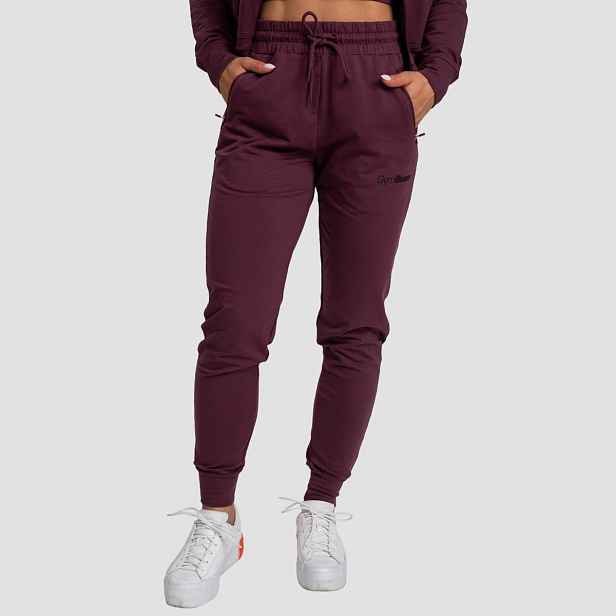 GymBeam Dámské tepláky TRN Eggplant