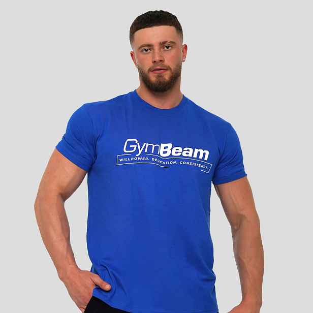 GymBeam Tričko Willpower Royal