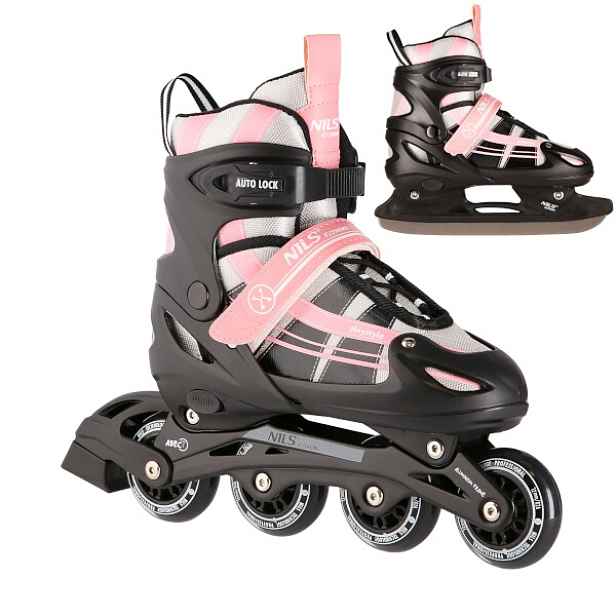 Brusle NILS Extreme NH18366A 2v1 černo- M( - )