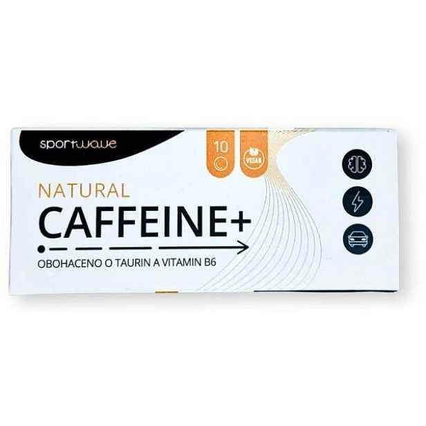SPORT WAVE NATURAL CAFFEINE+ 10 TAB Doplněk stravy