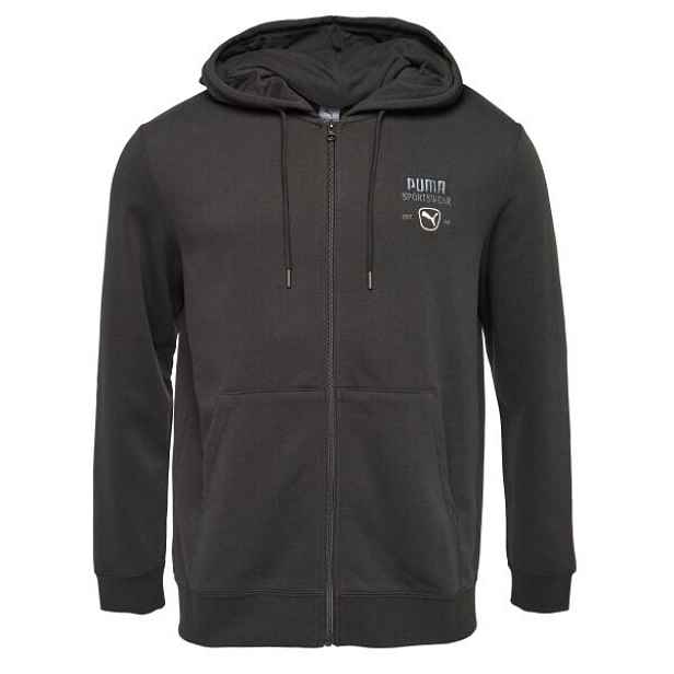 Puma CLASS GRAPHIC FULL ZIP HOODIE Pánská mikina