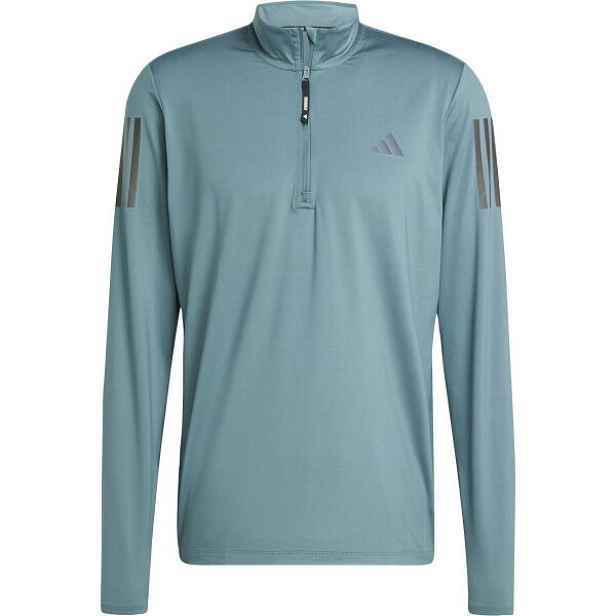 adidas OWN THE RUN HALF-ZIP Pánské běžecké triko