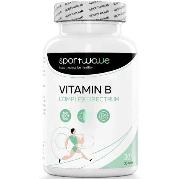 SPORT WAVE VITAMIN B COMPLEX SPECTRUM 30 CAPS Vitamin B