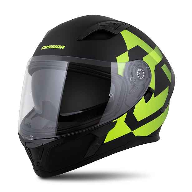 Moto přilba Cassida Orbit Grind matná/ fluo (53-54)
