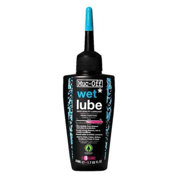 MUC-OFF MUC-OFF BIO WET LUBE Mazivo na řetěz do mokra, transparentní