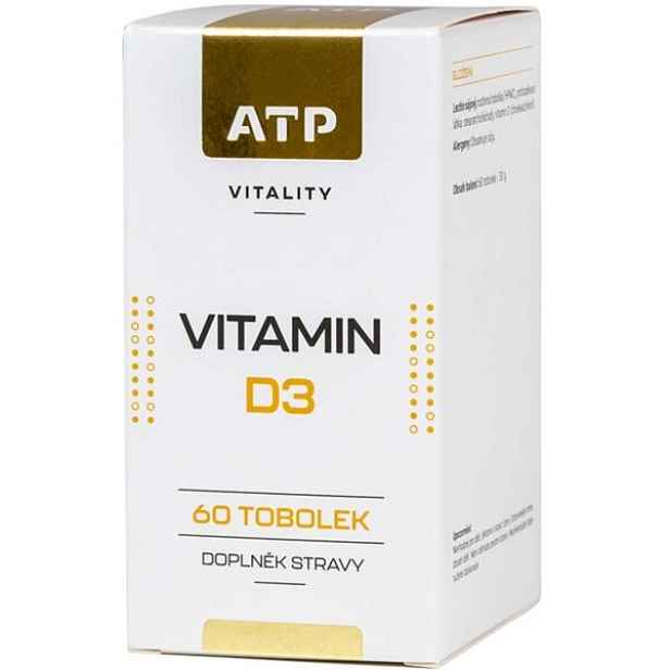 ATP VITALITY VITAMIN D3 60 TOBOLEK Vitamín D3 kapsle