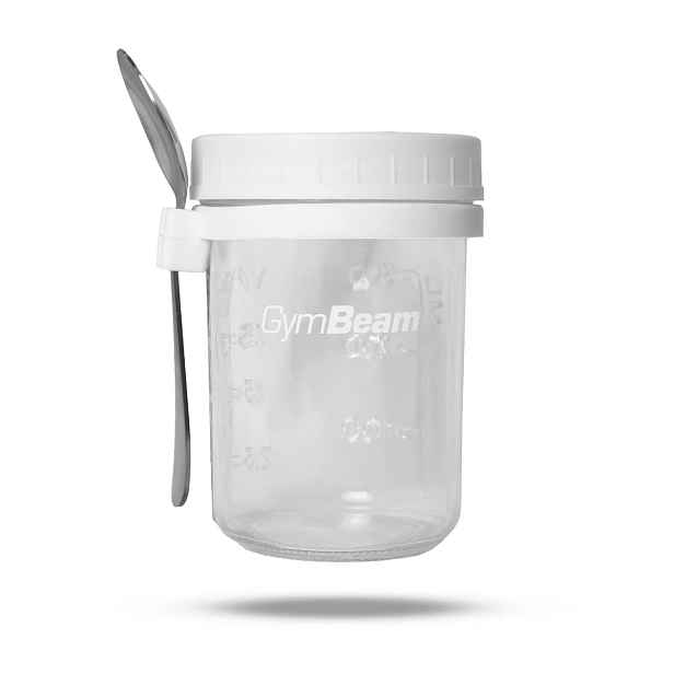 GymBeam Snídaňová sklenice 350 ml