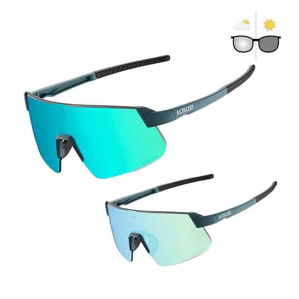 Fotochromatické sluneční brýle Altalist Hayate R2 Photochromic • 25g s modrými skly