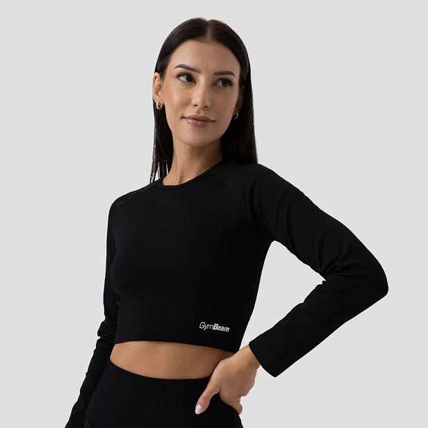 GymBeam Dámské triko FLO Ribbed Crop-Top