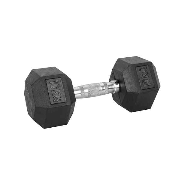 Šestihranná činka inSPORTline Hexsteel 10 kg