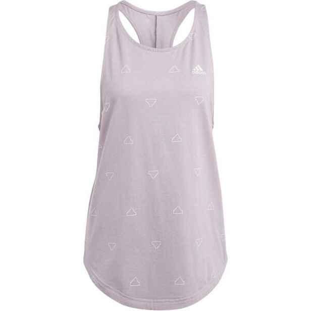 adidas ESSENTIALS MONOGRAM GRAPHIC TANK TOP Dámské tílko