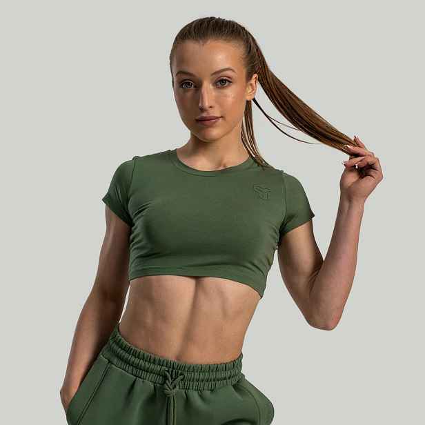 STRIX Dámské triko Essential CropTop Cedar