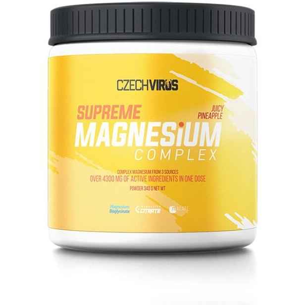 CZECH VIRUS SUPREME MAGNESIUM COMPLEX 340 G JUICY PINEAPPLE Hořčíkový doplněk